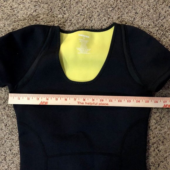 Zaggora Activewear Top and Shorts Womens S Used Black 2 Piece - Picture 10 of 16